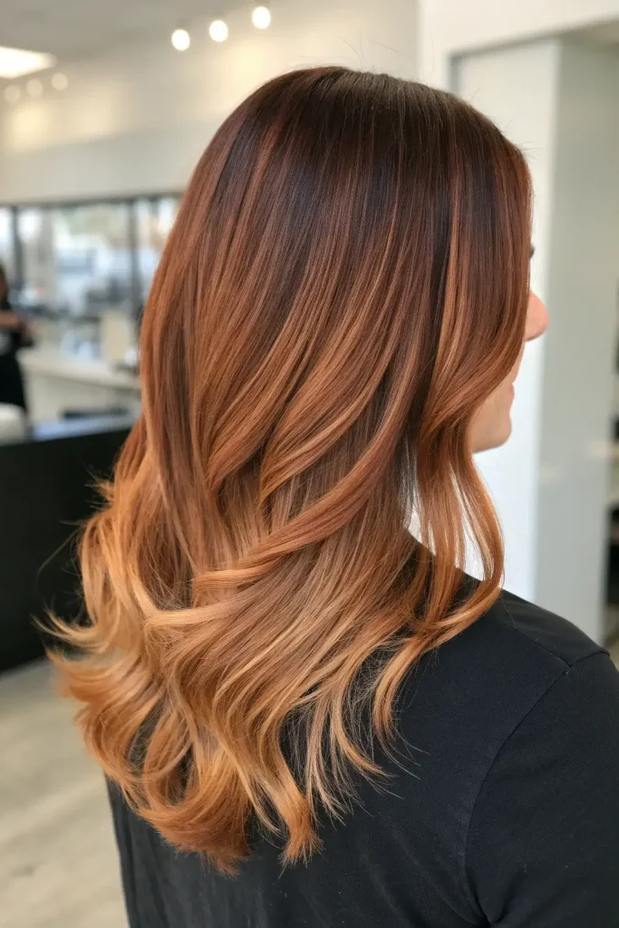 Copper Hair with Blonde Money Piece (10)