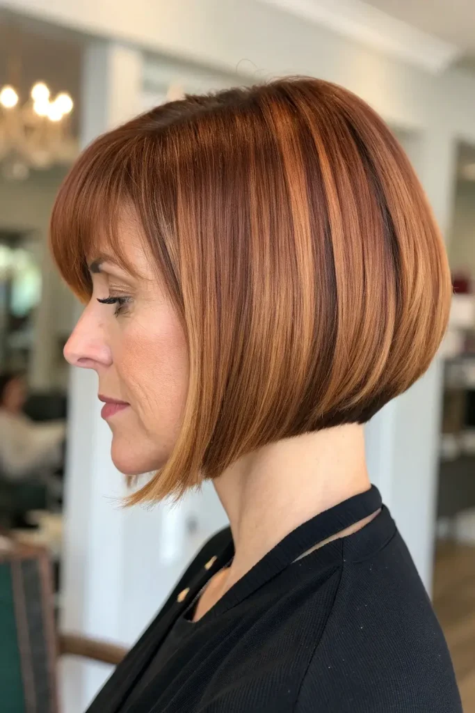 Copper Hair with Blonde Money Piece (2)