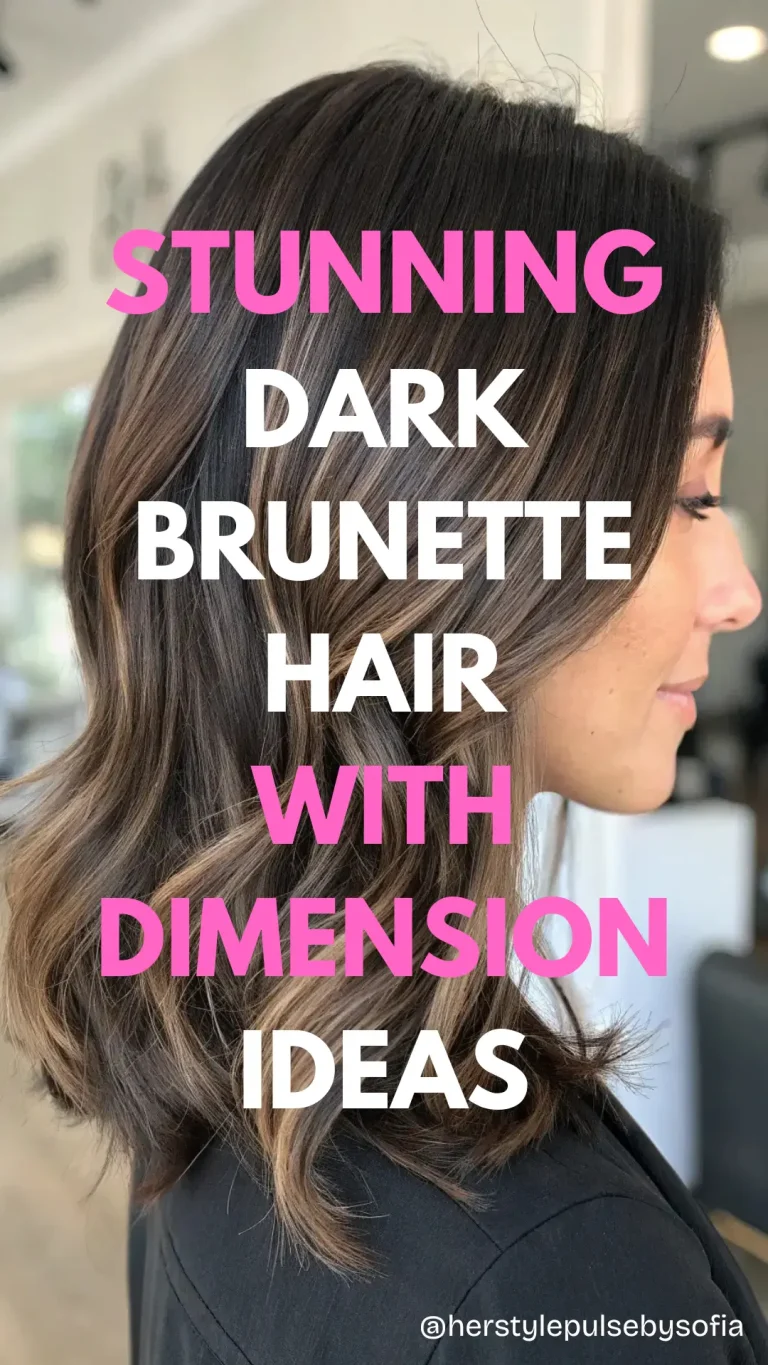 Dark Brunette Hair with Dimension Ideas - Best Balayage & Subtle Highlights for Dark Brown Hair
