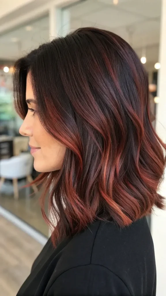 Dark Mahogany Brown Hair Brunettes (1)