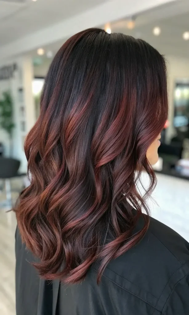 Dark Mahogany Brown Hair Brunettes (4)