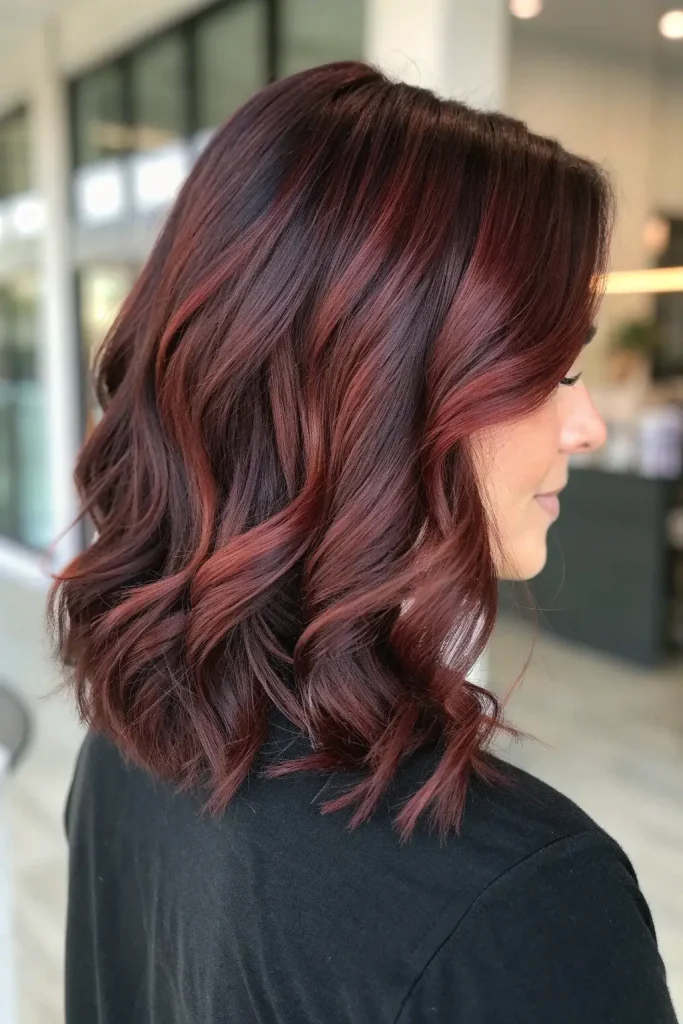 Dark Mahogany Brown Hair Brunettes (6)