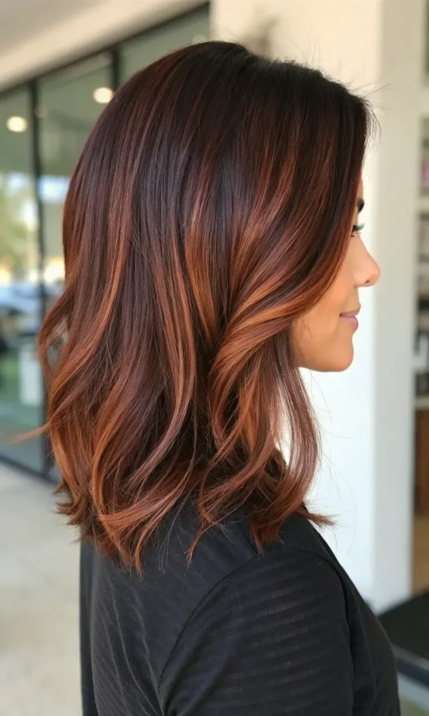 Dark Mahogany Brown Hair Brunettes (7)