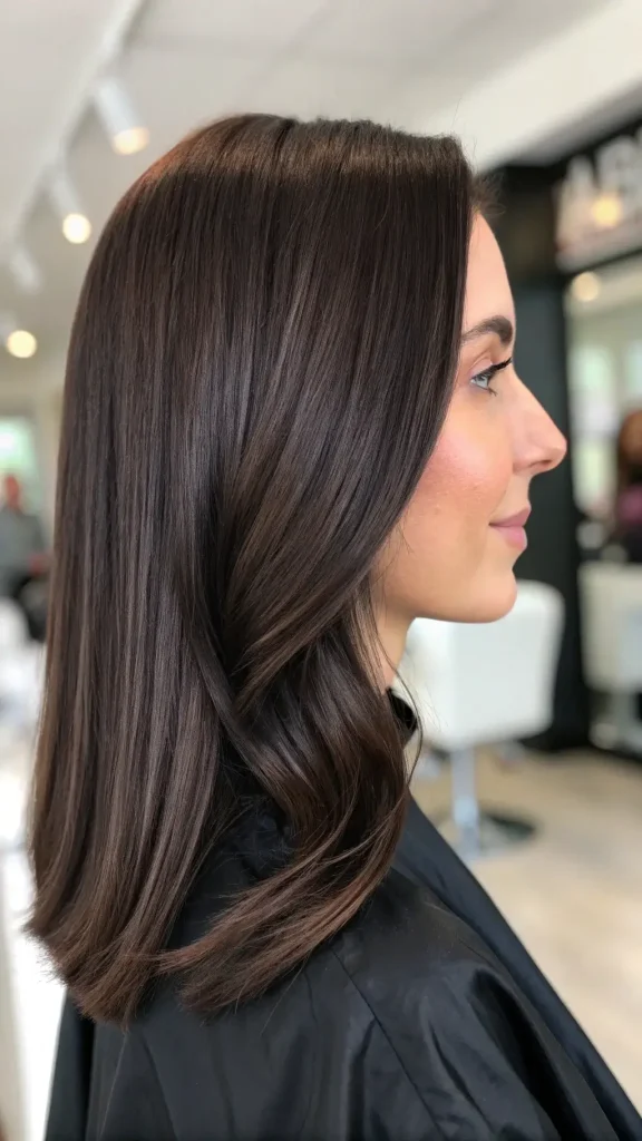 Dark Mahogany Brown Hair Brunettes (8)