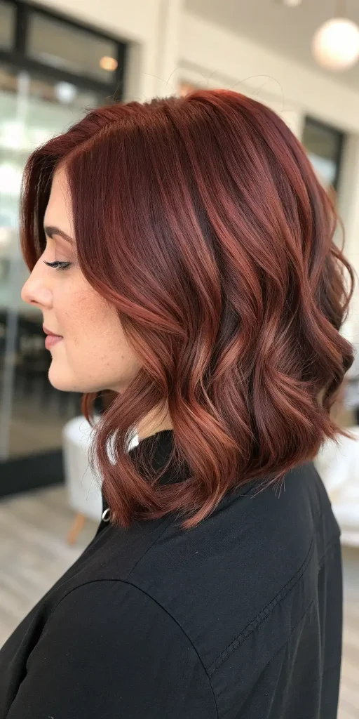 Dark Mahogany Brown Hair Brunettes (9)