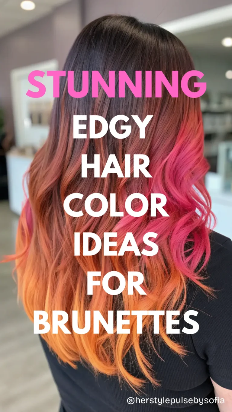 Edgy Hair Color Ideas for Brunettes