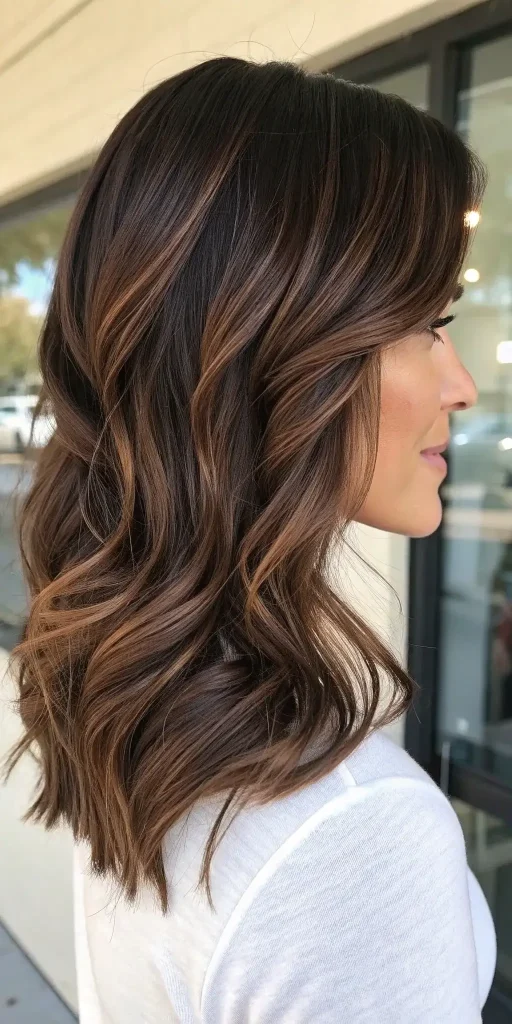 Espresso Highlights on Dark Hair (3)