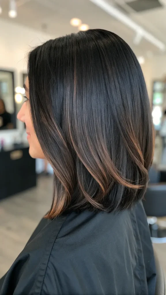 Espresso Highlights on Dark Hair (8)