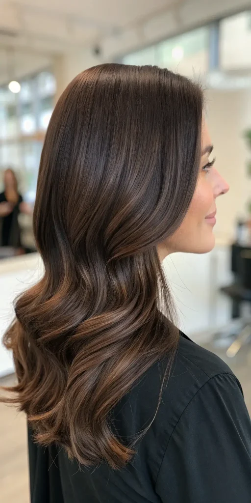 Espresso Highlights on Dark Hair (9)