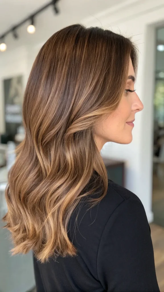 Mocha Brown Balayage Hair Color Ideas (10)
