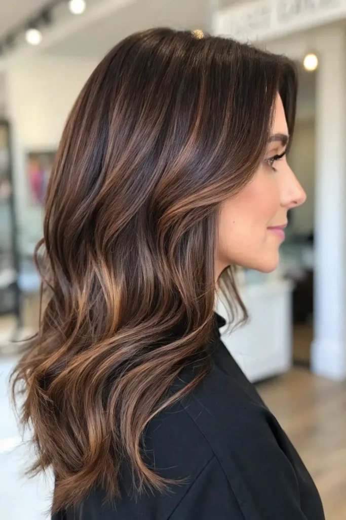 Mocha Brown Balayage Hair Color Ideas (2)