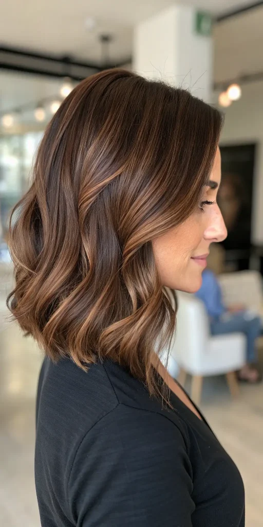 Mocha Brown Balayage Hair Color Ideas (3)