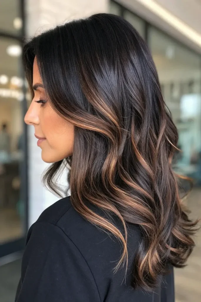 Mocha Brown Balayage Hair Color Ideas (8)
