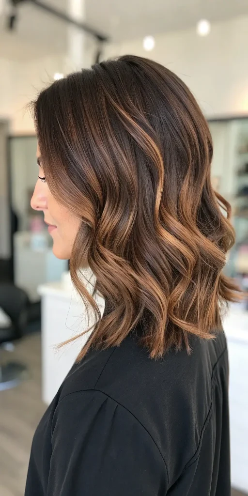Mocha Brown Balayage Hair Color Ideas (9)