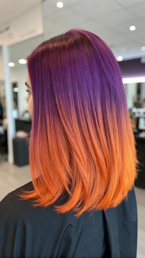 Orange and purple hair idea (4)