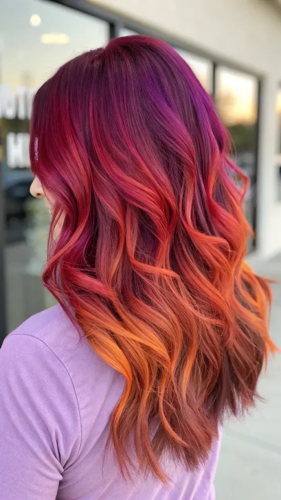 Orange and purple hair idea (7)