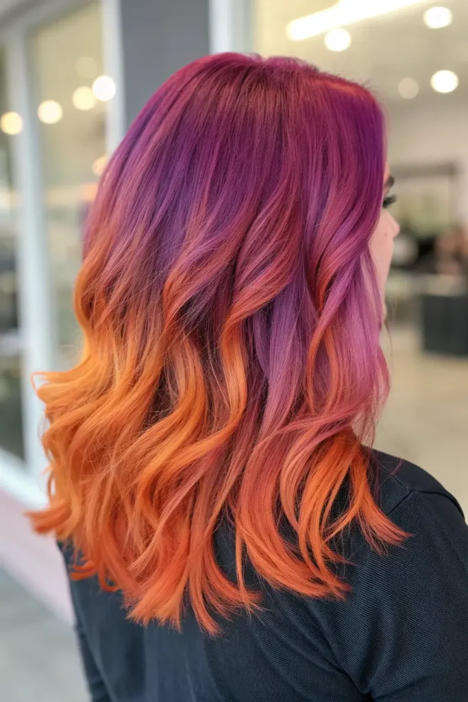 Orange and purple hair idea (8)