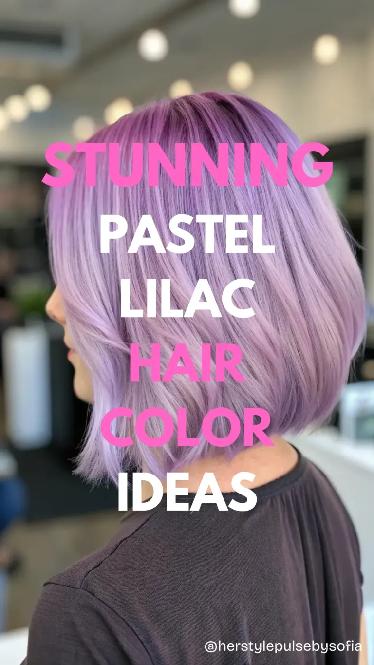 Pastel Lilac Hair Color Ideas