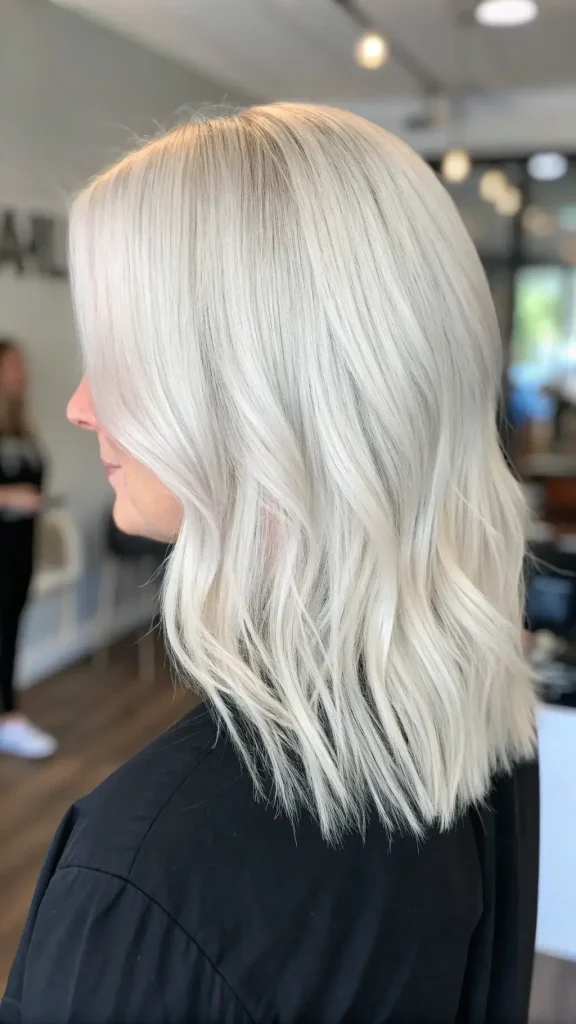 Platinum Blonde Hair Color Idea (1)