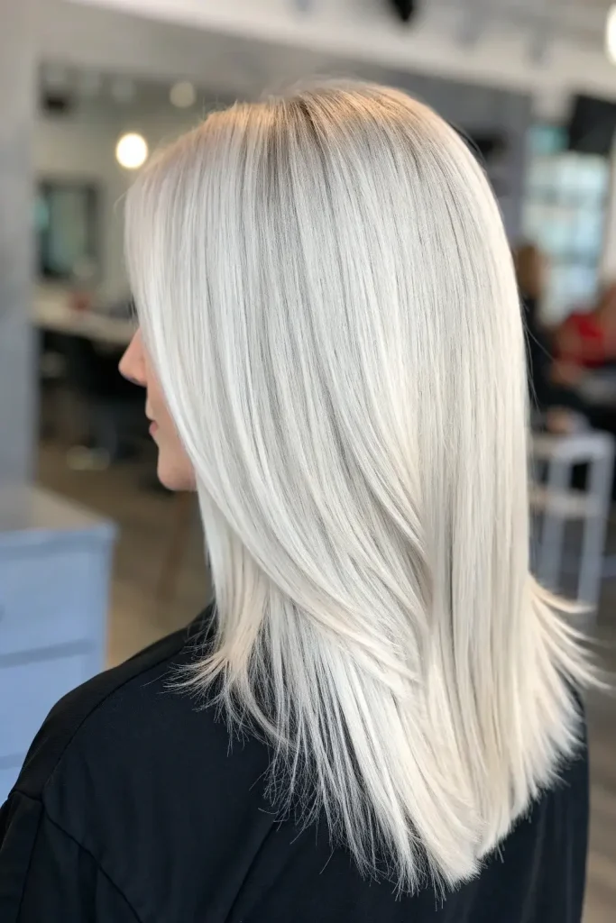 Platinum Blonde Hair Color Idea (8)
