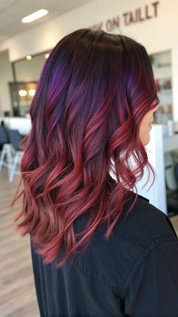 Red Balayage Hair Color Brunettes (10)