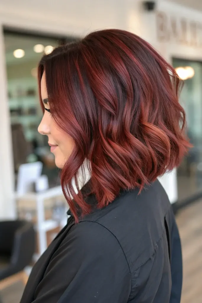 Red Balayage Hair Color Brunettes (2)