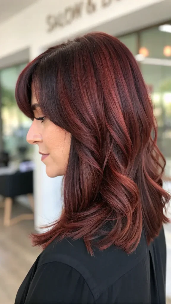 Red Balayage Hair Color Brunettes (4)
