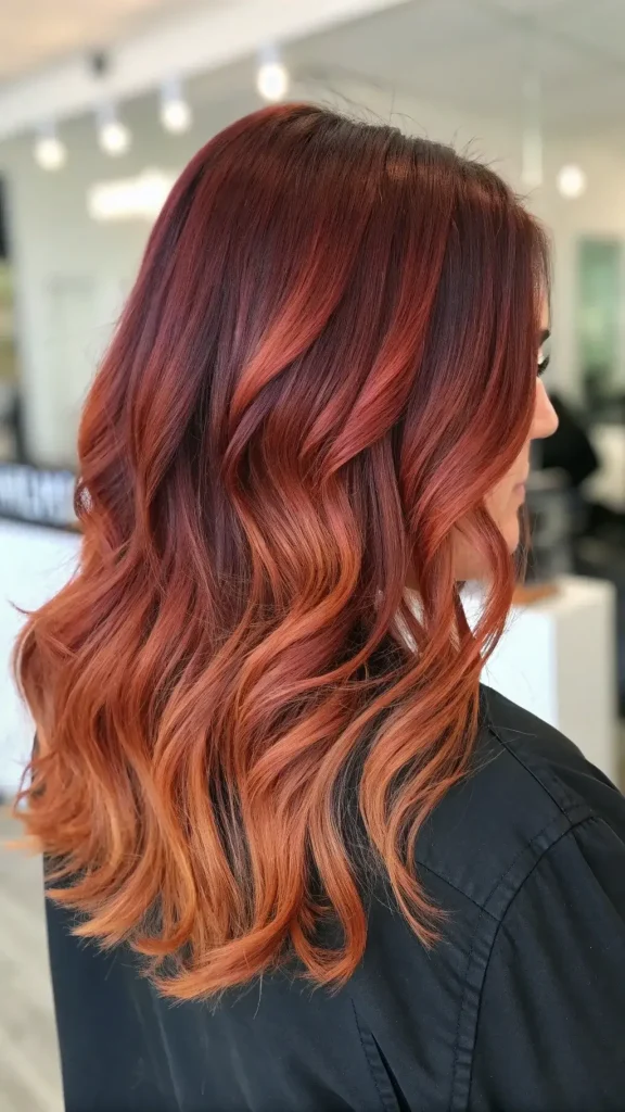 Red Balayage Hair Color Brunettes (7)