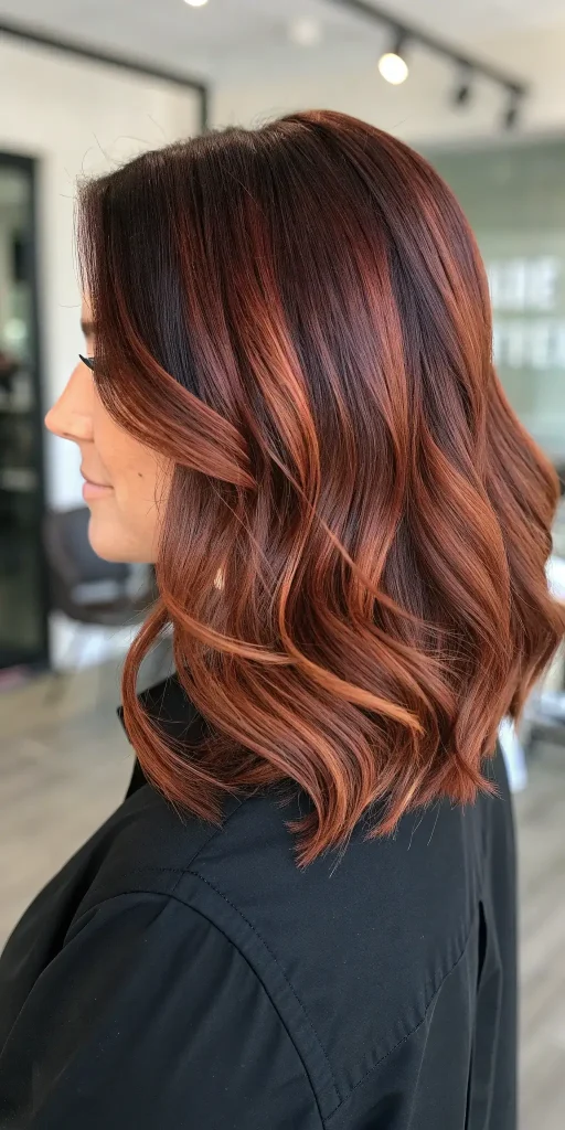 Red Balayage Hair Color Brunettes (9)
