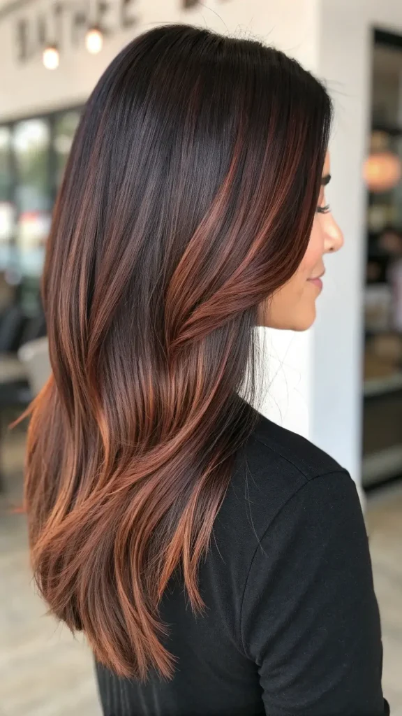 Rich Copper Red Hair Balayage Idea (5)