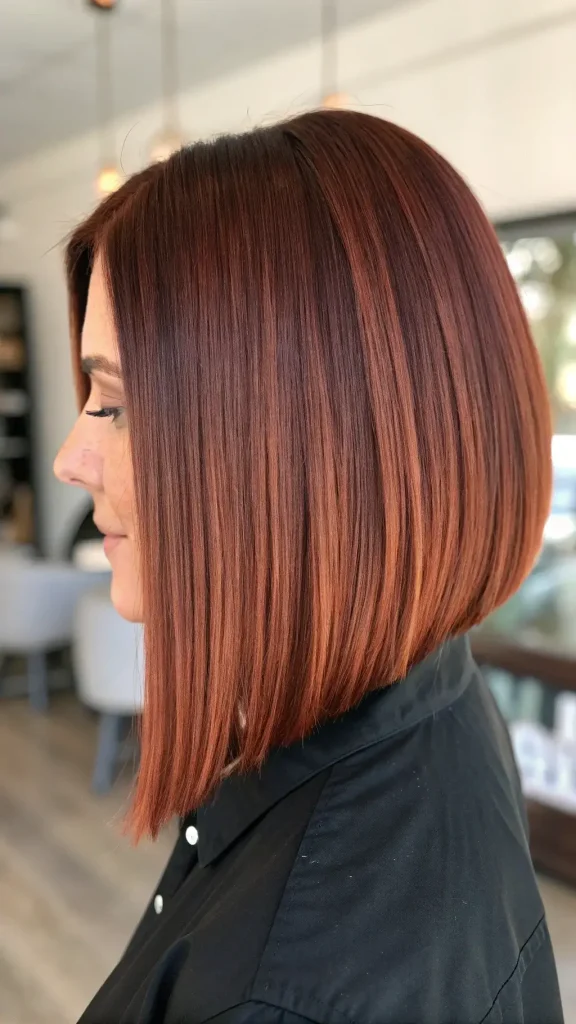 Rich Copper Red Hair Balayage Idea (8)
