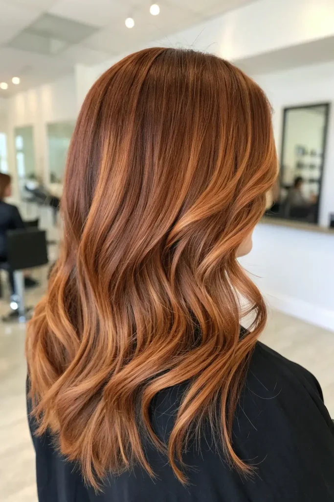 Subtle red highlights in brown hair (8)