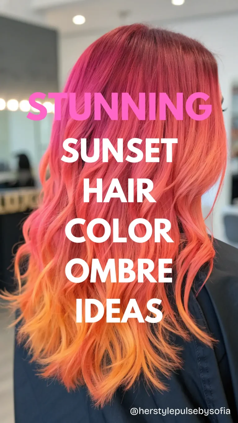Sunset Hair Color Ombre Ideas