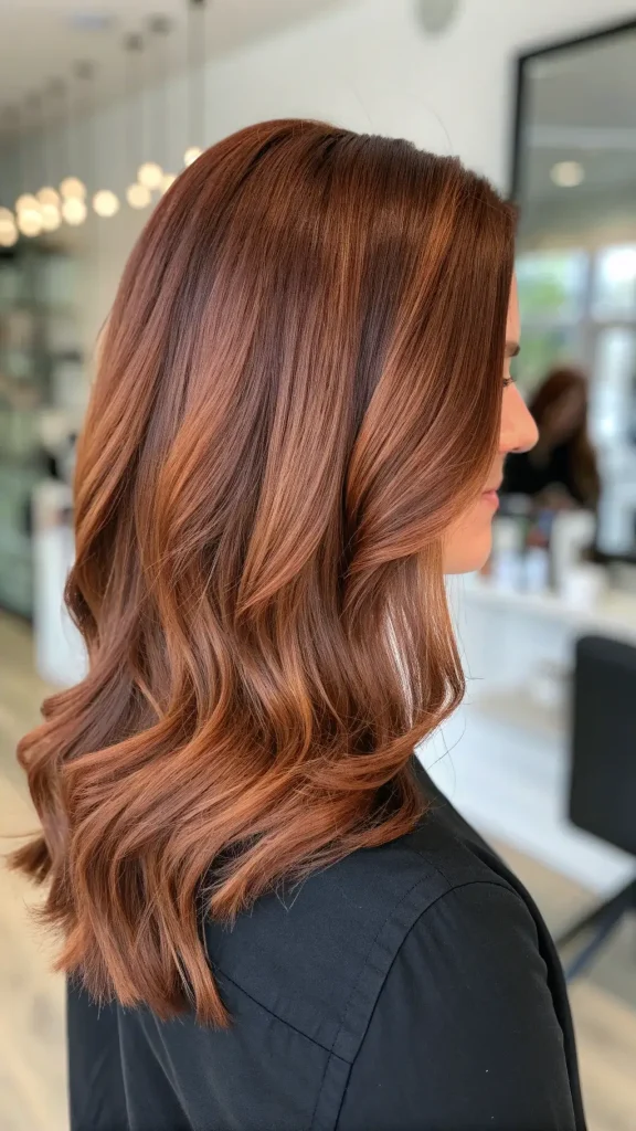 auburn balayage hair color (1)