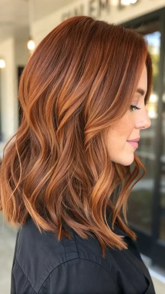 auburn balayage hair color (10)