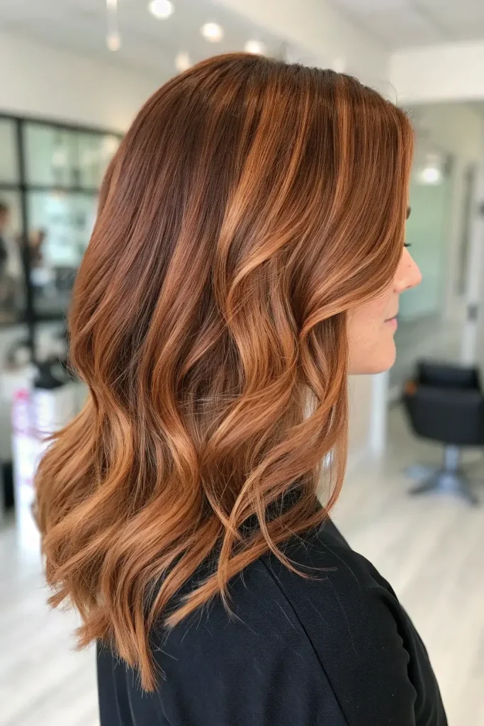 auburn balayage hair color (2)