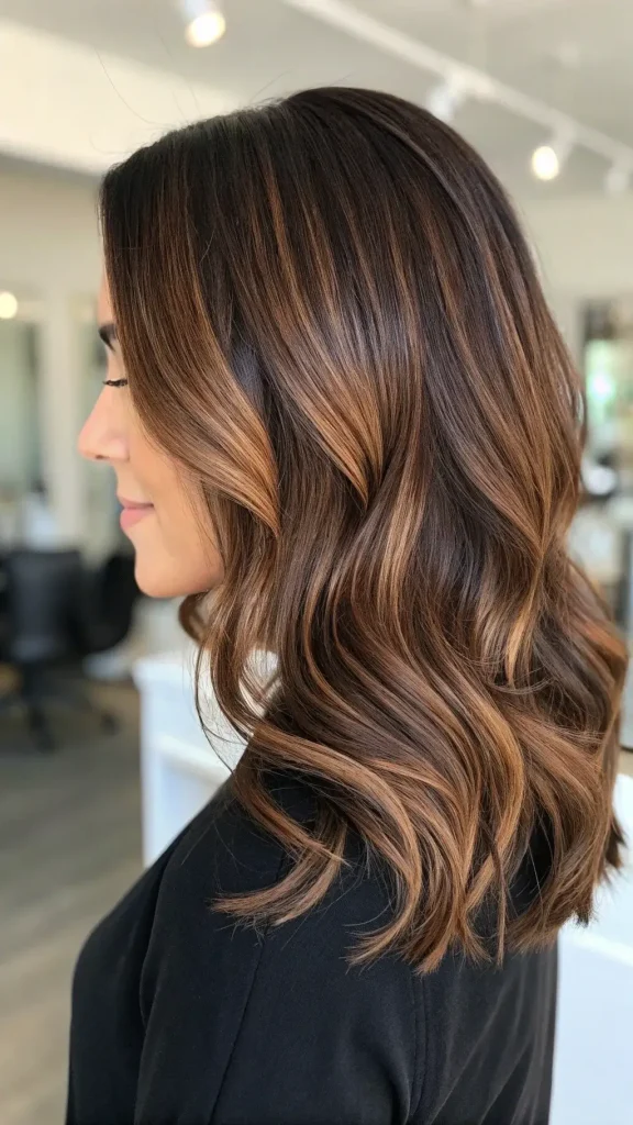 caramel mocha hair color idea (1)
