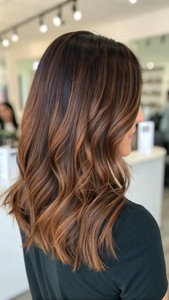 caramel mocha hair color idea (10)