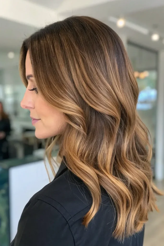 caramel mocha hair color idea (5)