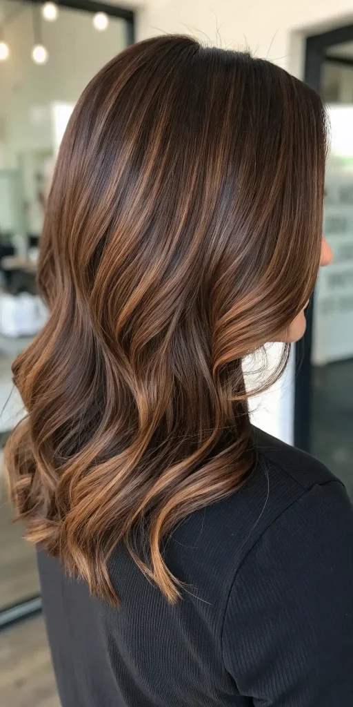 caramel mocha hair color idea (6)
