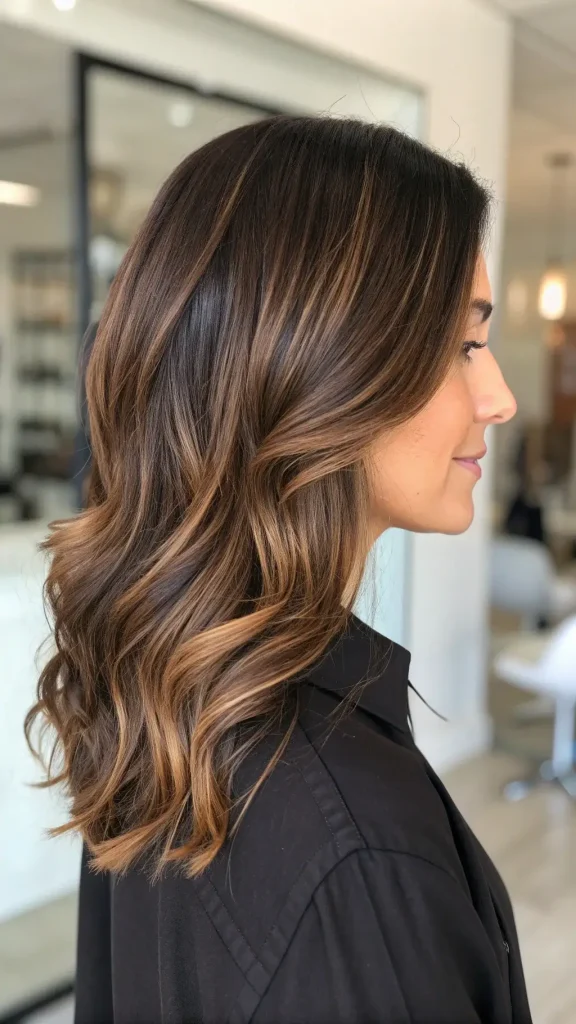 caramel mocha hair color idea (7)