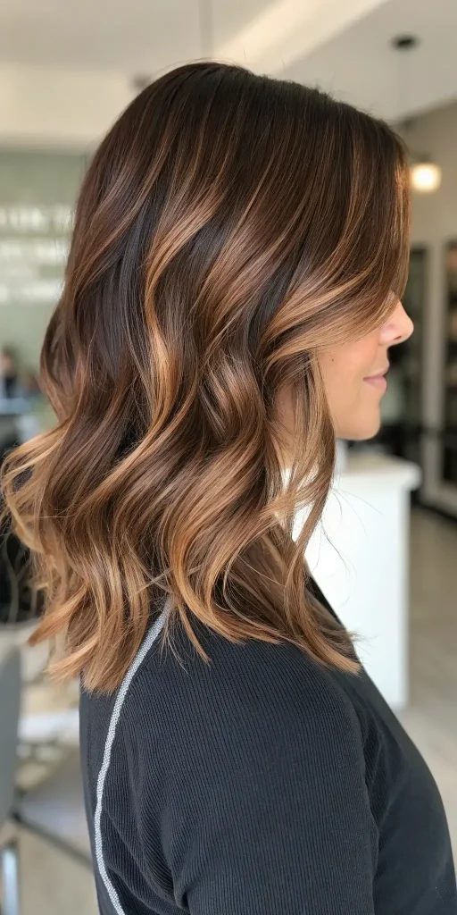caramel mocha hair color idea (9)