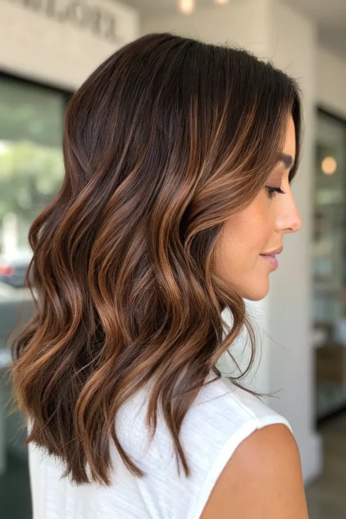 cinnamon highlights on dark hair (2)