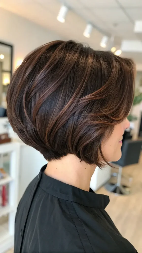 dark chocolate brown hair with lowlights (9)