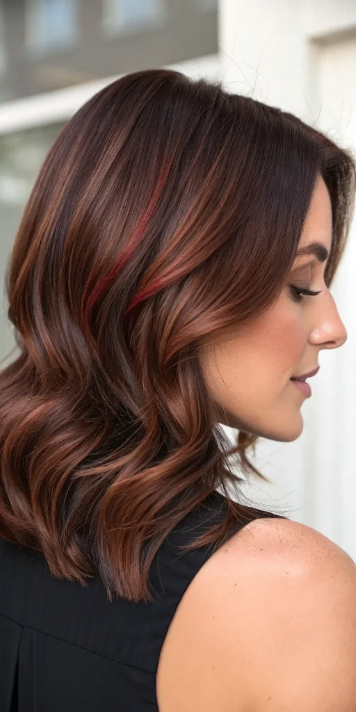 dark chocolate cherry brown hair color (10)