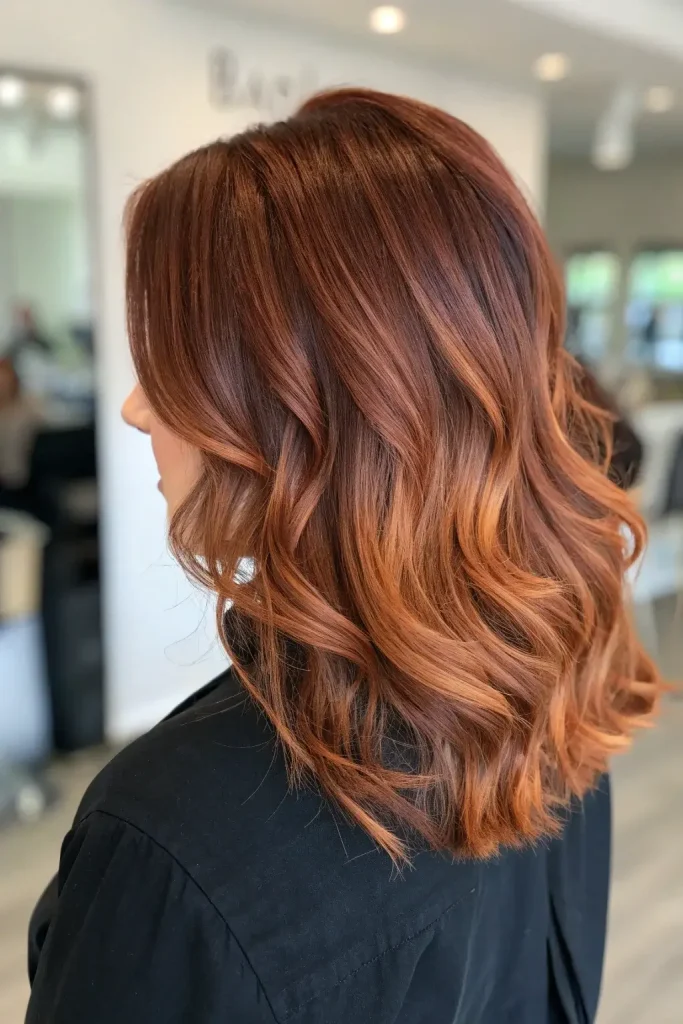 fall highlights for brown hair caramel and red (2)