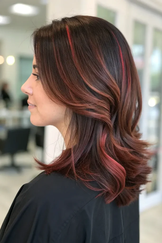 fall highlights for brown hair caramel and red (5)