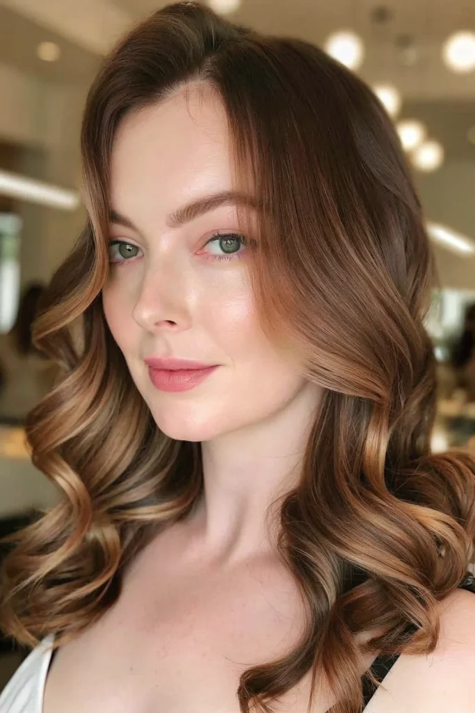 fall mid length hair idea (10)