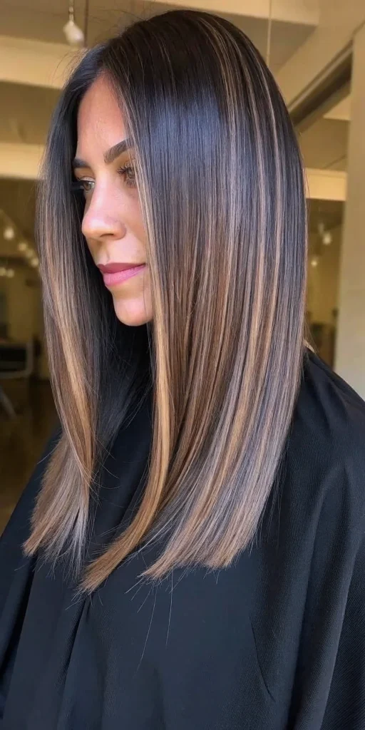 fall mid length hair idea (4)