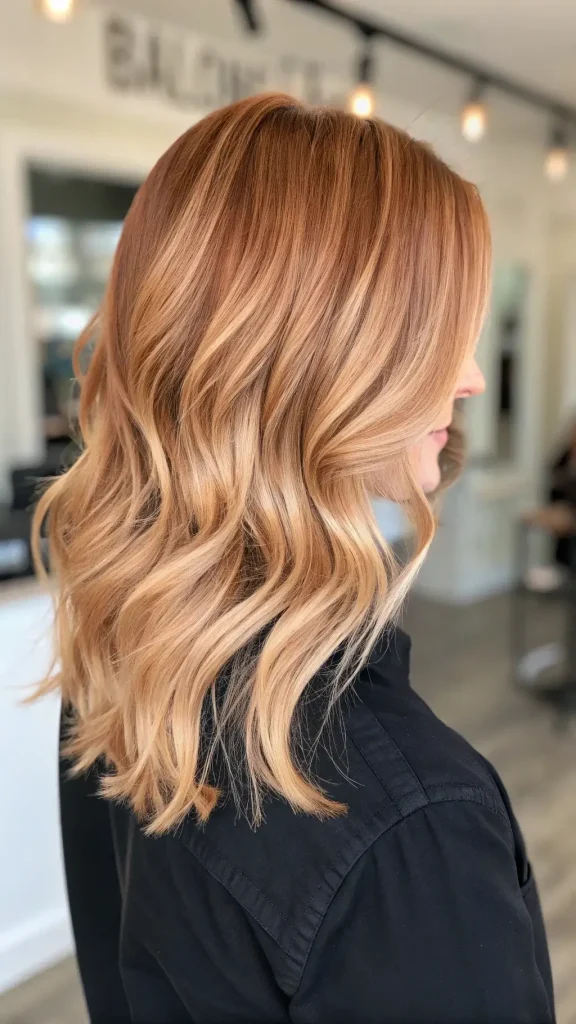 light copper balayage hair (1)